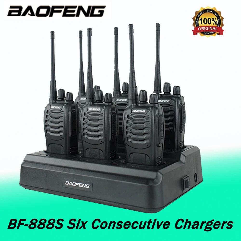 Baofeng BF-888s Ǯ Ʈ, 6   , UHF Ÿ  , ޴ ŰŰ, 5V 4A  , 6 